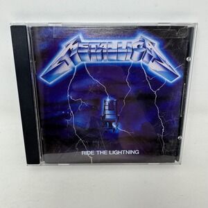 Metallica Ride the Lightning CD Elektra 60396-2 Heavy Metal Early 1984 WEA Press